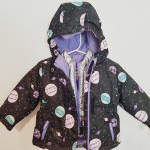 *CCO* NWOT Cat & Jack 3-in-1 Winter Jacket